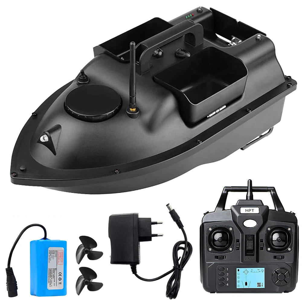 Barco Cebador GPS V18 – 3 Contenedores, 500m - 5200 mAh