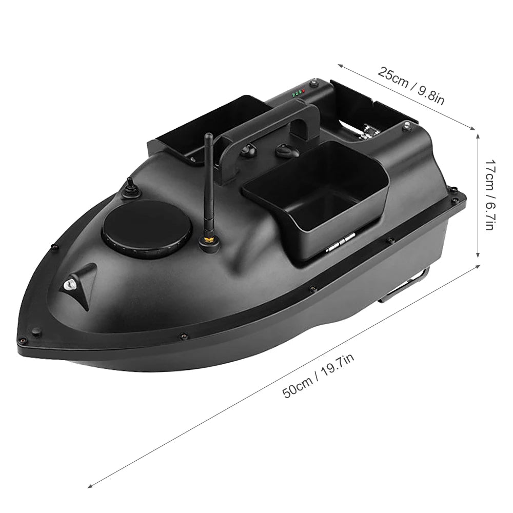 Barco Cebador GPS V18 – 3 Contenedores, 500m - 5200 mAh