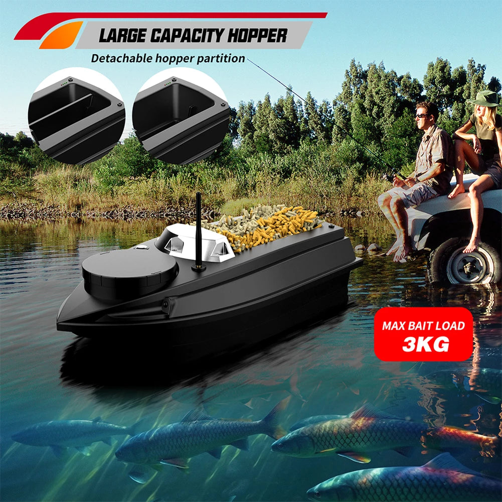 Barco Cebador GPS V030 – 800m y 3kg de Carga - 20000 mAh - con SONAR