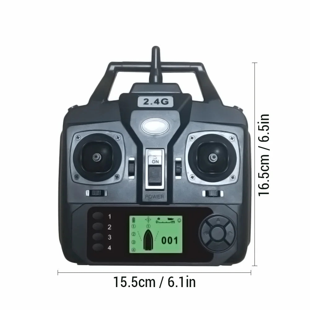 Control Remoto para Barco Cebador GPS (400–500m)